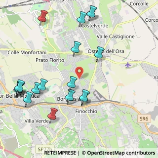Mappa Via Domanico, 00132 Roma RM, Italia (2.70222)