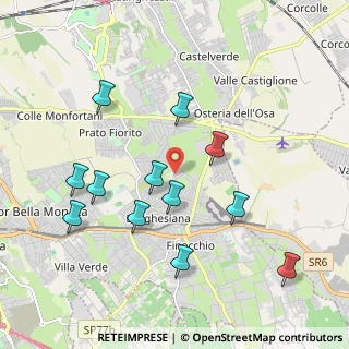 Mappa Via Domanico, 00132 Roma RM, Italia (2.14083)