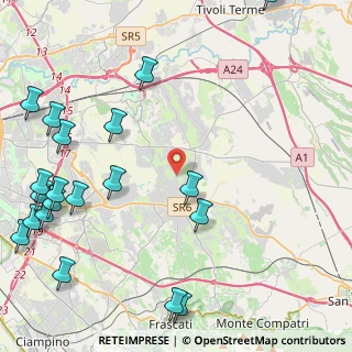 Mappa Via Domanico, 00132 Roma RM, Italia (6.5735)