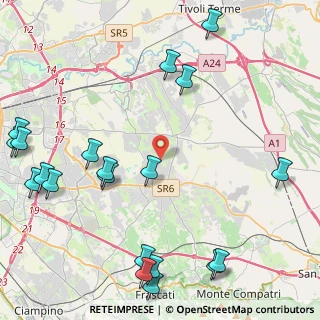 Mappa Via Domanico, 00132 Roma RM, Italia (6.356)