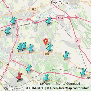 Mappa Via Domanico, 00132 Roma RM, Italia (6.33462)