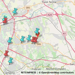 Mappa Via Domanico, 00132 Roma RM, Italia (5.73909)