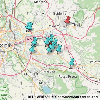 Mappa Via Domanico, 00132 Roma RM, Italia (5.4875)