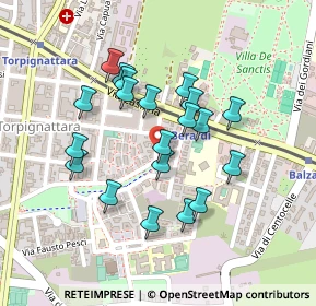 Mappa Via Giuseppe Cei, 00177 Roma RM, Italia (0.2045)