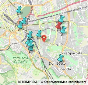 Mappa Via Giuseppe Cei, 00177 Roma RM, Italia (1.98167)