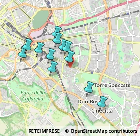 Mappa Via Giuseppe Cei, 00177 Roma RM, Italia (1.71167)