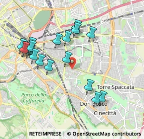 Mappa Via Giuseppe Cei, 00177 Roma RM, Italia (2.12944)