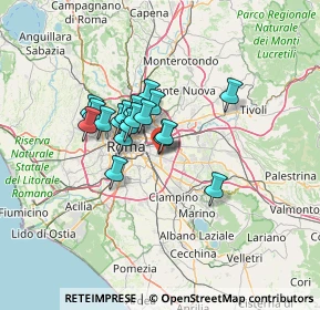 Mappa Via delle Dalie, 00172 Roma RM, Italia (9.79111)