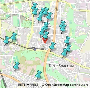 Mappa Via delle Dalie, 00172 Roma RM, Italia (1.048)