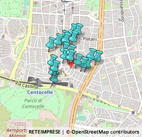 Mappa Via delle Dalie, 00172 Roma RM, Italia (0.2745)