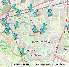 Mappa Via delle Dalie, 00172 Roma RM, Italia (2.75667)