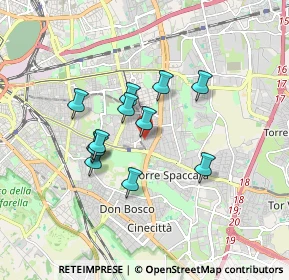 Mappa Via delle Dalie, 00172 Roma RM, Italia (1.44667)