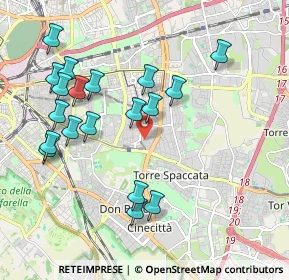 Mappa Via delle Dalie, 00172 Roma RM, Italia (2.19789)