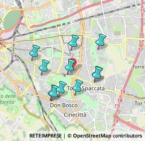 Mappa Via delle Dalie, 00172 Roma RM, Italia (1.61182)