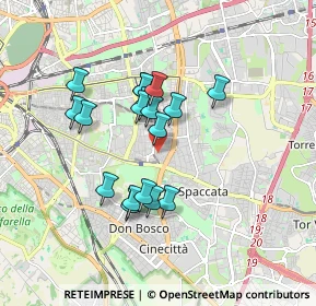 Mappa Via delle Dalie, 00172 Roma RM, Italia (1.51389)