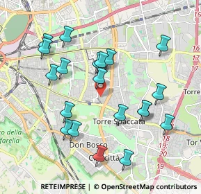 Mappa Via delle Dalie, 00172 Roma RM, Italia (2.079)