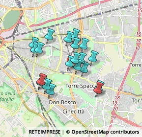Mappa Via delle Dalie, 00172 Roma RM, Italia (1.4975)