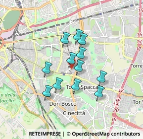 Mappa Via delle Dalie, 00172 Roma RM, Italia (1.38)