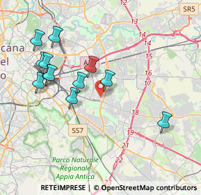 Mappa Via delle Dalie, 00172 Roma RM, Italia (4.17167)