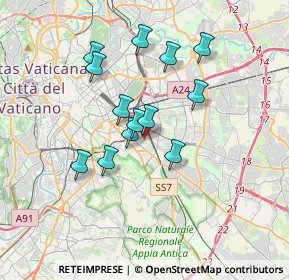 Mappa Piazza Montecastrilli, 00181 Roma RM, Italia (3.10538)