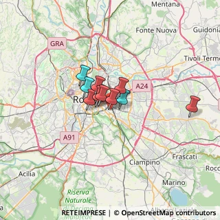 Mappa Piazza Montecastrilli, 00181 Roma RM, Italia (3.83182)