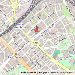 Mappa Via Cerreto di Spoleto, 48, 00181 Roma, Roma (Lazio)
