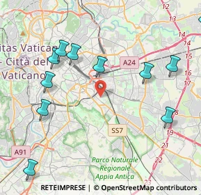 Mappa Piazza S. Domenico Savio, 00181 Roma RM, Italia (5.33091)