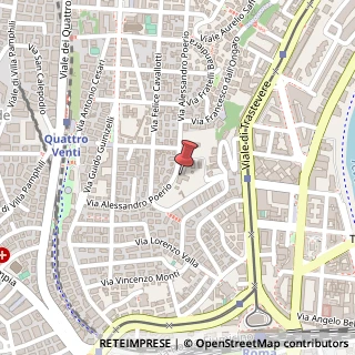 Mappa Via Alessandro Poerio, 63, 00152 Roma, Roma (Lazio)