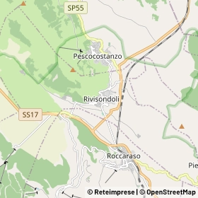 Mappa Rivisondoli