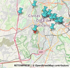Mappa Via Giorgio Zoega, 00164 Roma RM, Italia (4.72214)