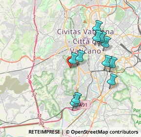 Mappa Via Giorgio Zoega, 00164 Roma RM, Italia (3.74182)