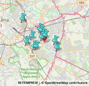 Mappa Via dei Salici, 00172 Roma RM, Italia (2.2875)