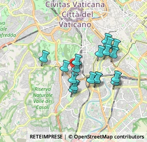 Mappa Via Giovanni Stefano Roccatagliata, 00152 Roma RM, Italia (1.54278)