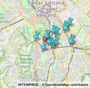 Mappa Via Giovanni Stefano Roccatagliata, 00152 Roma RM, Italia (1.27429)