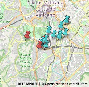 Mappa Via Giovanni Stefano Roccatagliata, 00152 Roma RM, Italia (1.23214)