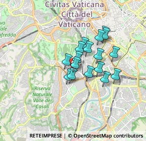 Mappa Via Giovanni Stefano Roccatagliata, 00152 Roma RM, Italia (1.30588)