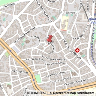Mappa Via Giovanni Stefano Roccatagliata, 21, 00152 Roma, Roma (Lazio)