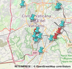 Mappa Via Giovanni Stefano Roccatagliata, 00152 Roma RM, Italia (4.08308)