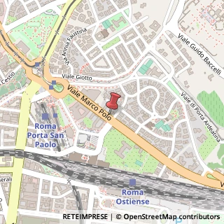 Mappa Viale Marco Polo, 37, 00154 Roma, Roma (Lazio)