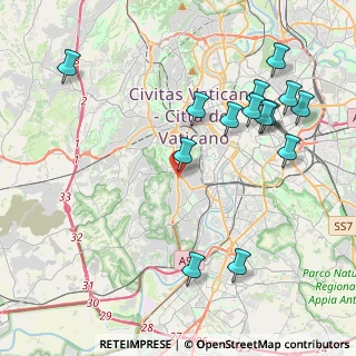 Mappa Via Clelia Garofolini, 00151 Roma RM, Italia (4.96571)