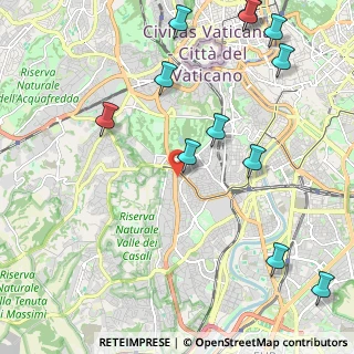 Mappa Via Clelia Garofolini, 00151 Roma RM, Italia (2.94167)