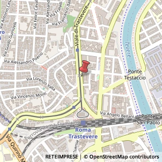 Mappa Viale di Trastevere, 265/A, 00153 Roma, Roma (Lazio)