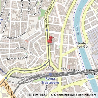 Mappa Viale di Trastevere,  263, 00153 Roma, Roma (Lazio)