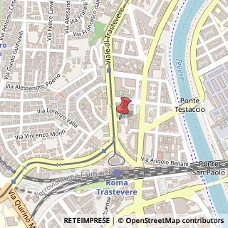 Mappa Via Filippo Chiappini,  10, 00153 Roma, Roma (Lazio)
