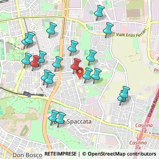 Mappa Via Alberto Chiarugi, 00172 Roma RM, Italia (1.148)