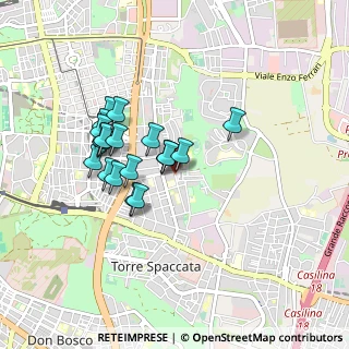 Mappa Via Alberto Chiarugi, 00172 Roma RM, Italia (0.759)