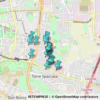 Mappa Via Alberto Chiarugi, 00172 Roma RM, Italia (0.5895)
