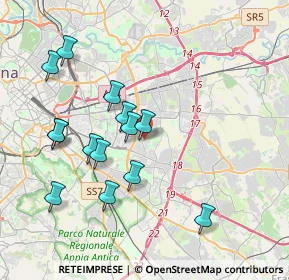 Mappa Via Alberto Chiarugi, 00172 Roma RM, Italia (4.03643)