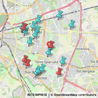 Mappa Via Alberto Chiarugi, 00172 Roma RM, Italia (2.317)