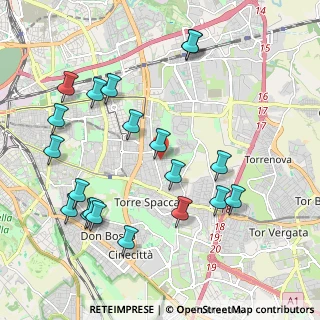 Mappa Via Alberto Chiarugi, 00172 Roma RM, Italia (2.414)